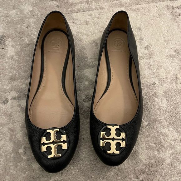 Tory Burch Leather Ballet Flats - Picture 1 of 12